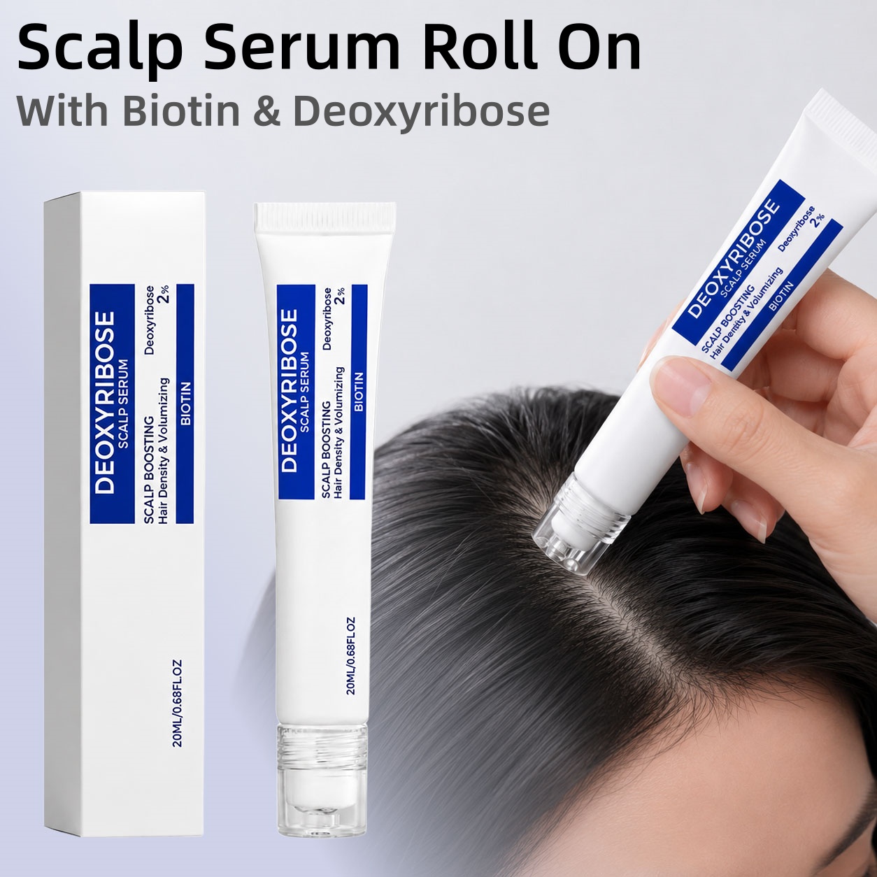 Biotin Hair Growth - Scalp Serum With Biotin Deoxyribose,Boosts Hair