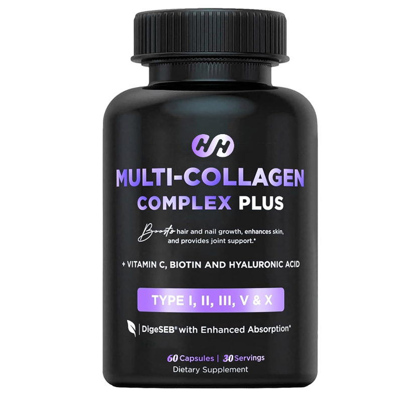 Biotin Hair Growth - 60 Capsules of Multi Collagen Biotin,