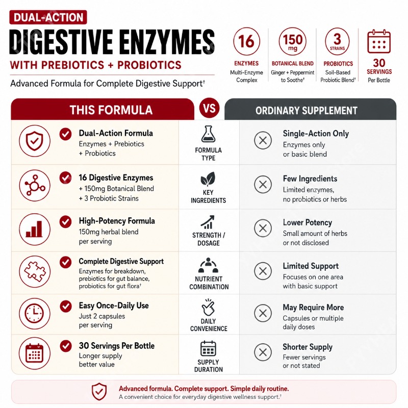 Digestive Enzymes with Prebiot - Digestive Enzyme Blend review and price