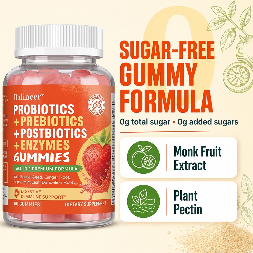 Probiotic Gummies - Contains P - Digestive Enzyme Blend review and price