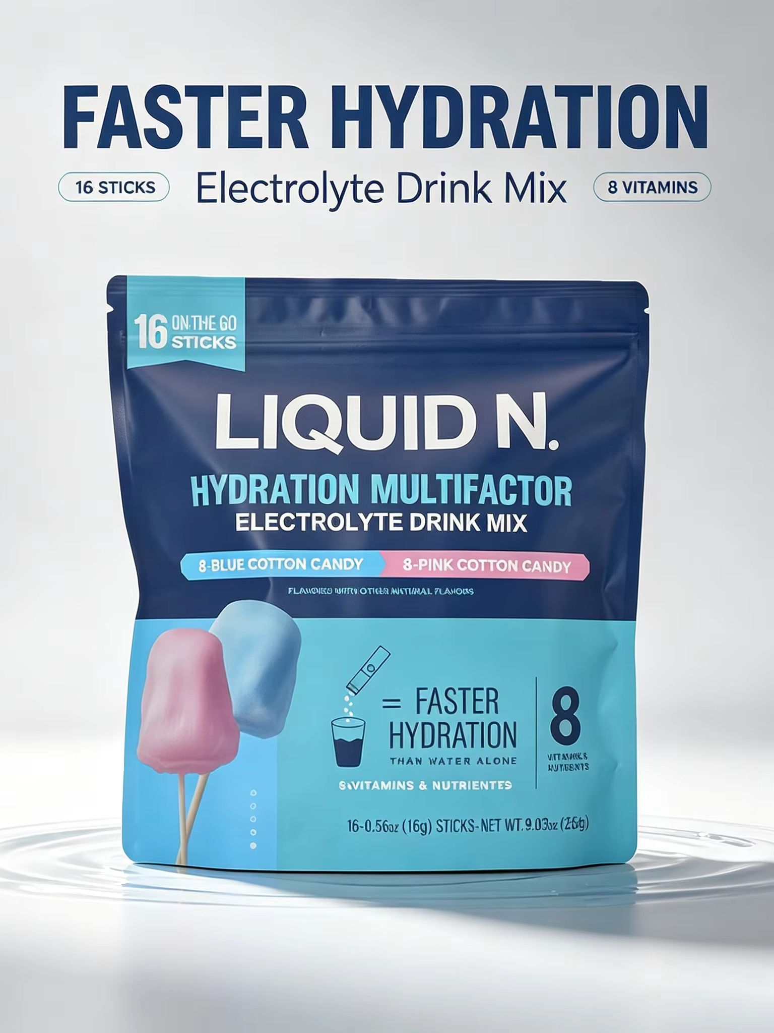Cotton Candy Electrolyte Powde - Electrolyte Powder Pack review and price