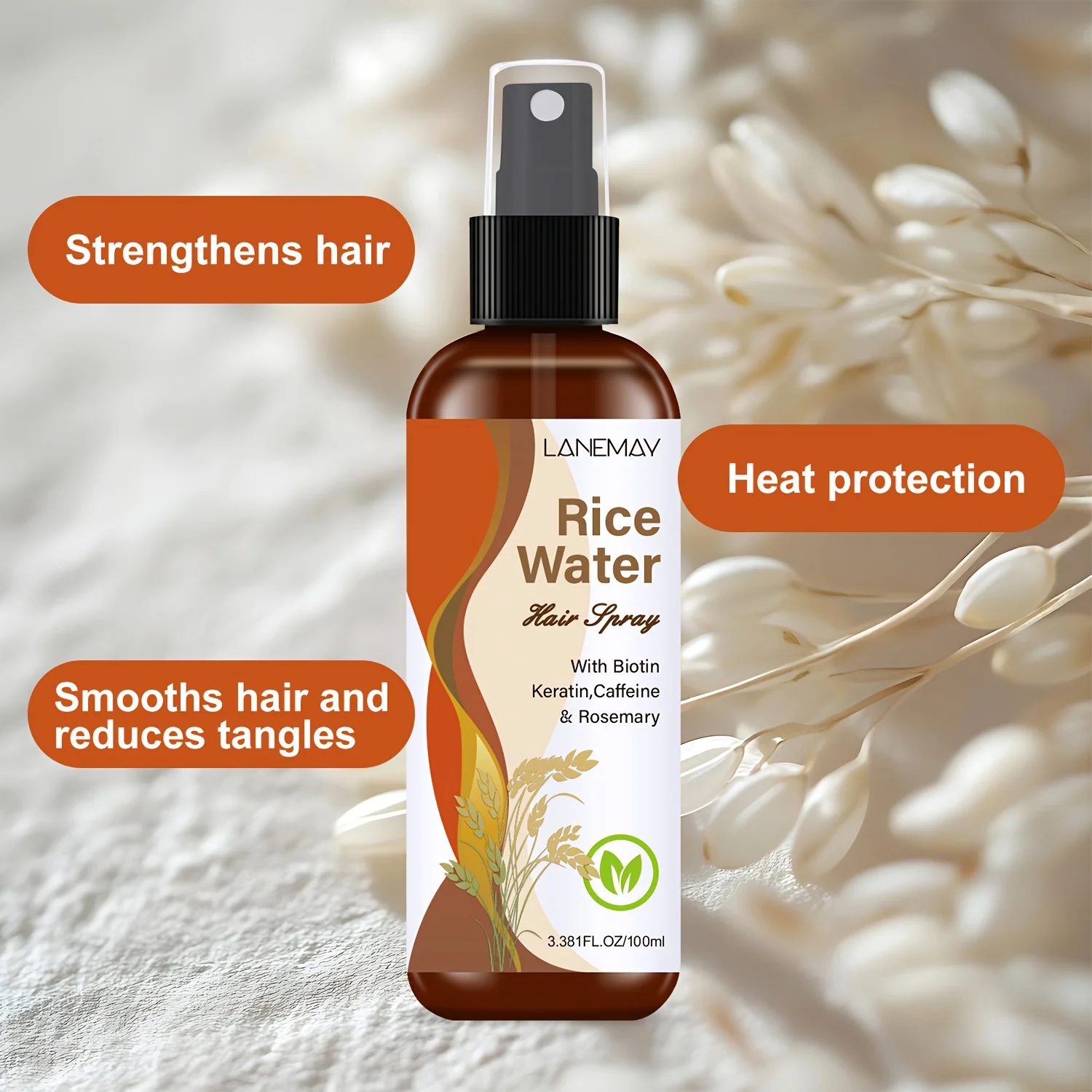 Rice Water Hair Spray - with B - Biotin Hair Growth review and price