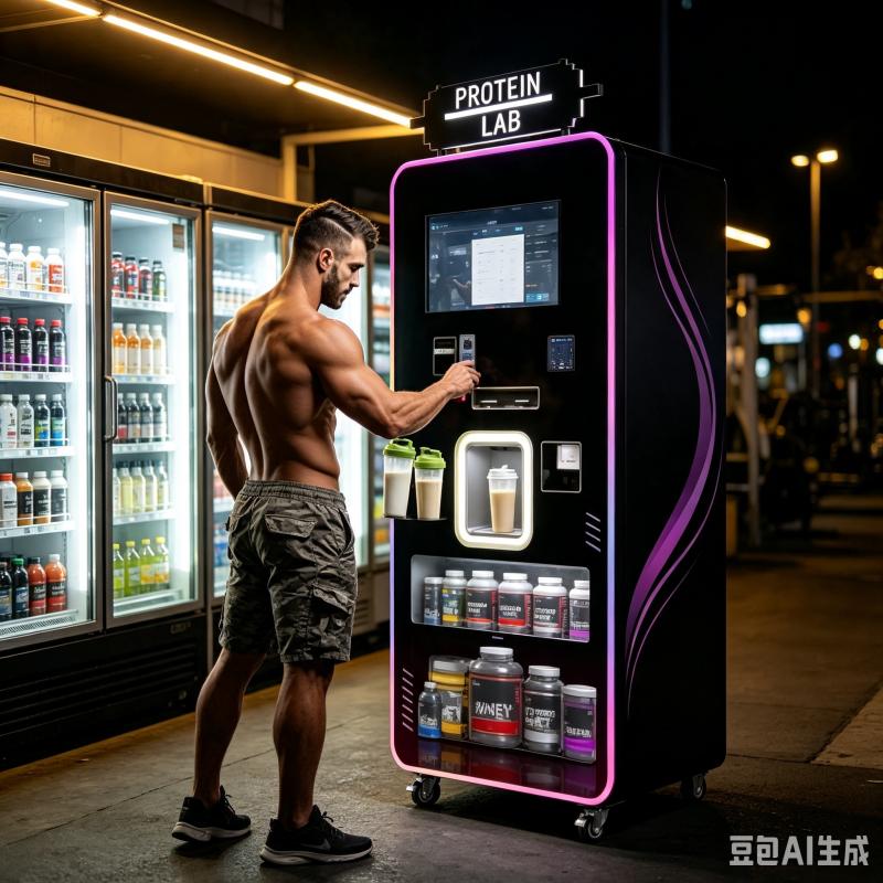 Protein Shake Vending Machine  - Nutrition Fitness Gym review and price