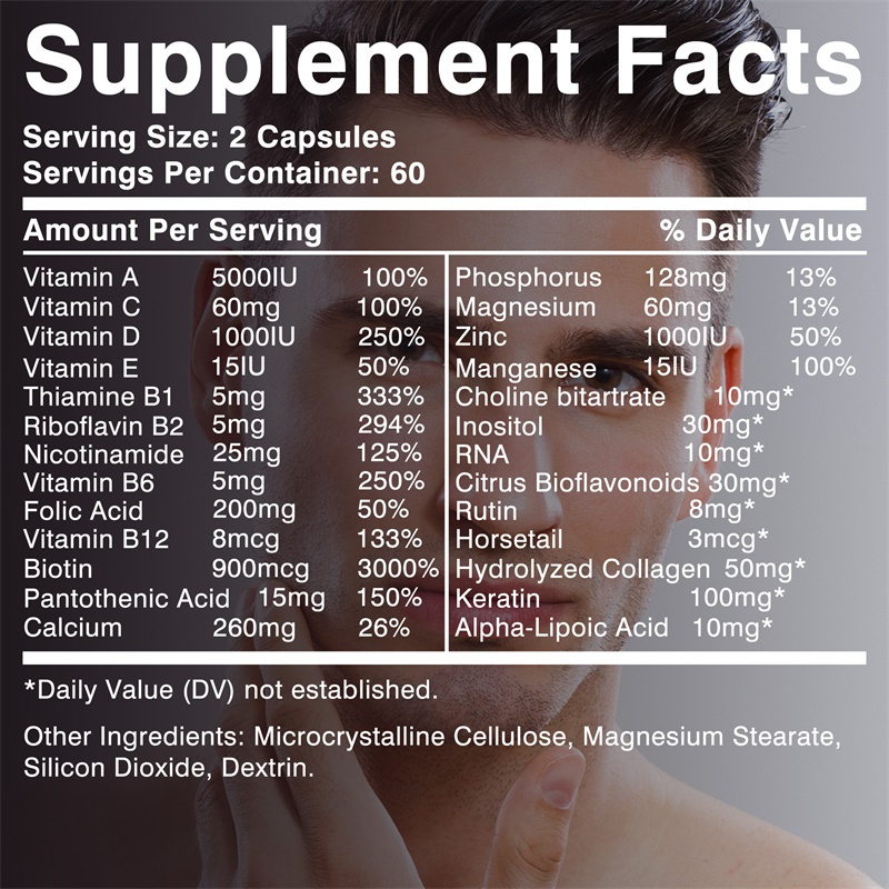 Hair Growth Men Supplement - B - Biotin Hair Growth review and price