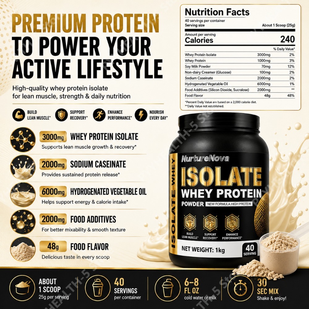 Isolate Whey Protein Powder 1k - Nutrition Sports Fitness review and price