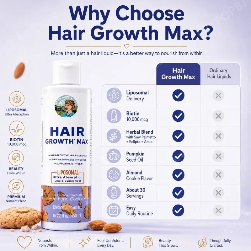 Women's Hair Growth MAX Liposo - Biotin Hair Growth review and price