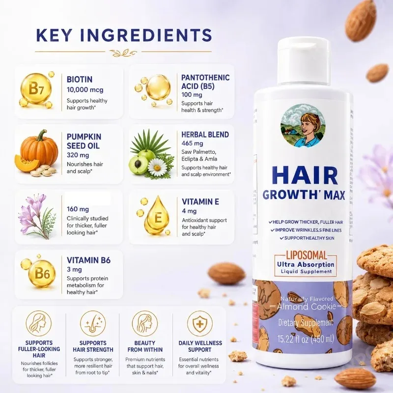Women's Hair Growth MAX Liposo - Biotin Hair Growth review and price